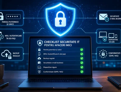 Politici minime de securitate IT pentru firme mici: model practic pentru 2026
